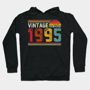 Vintage 1995 Birthday Gift Retro Style Hoodie